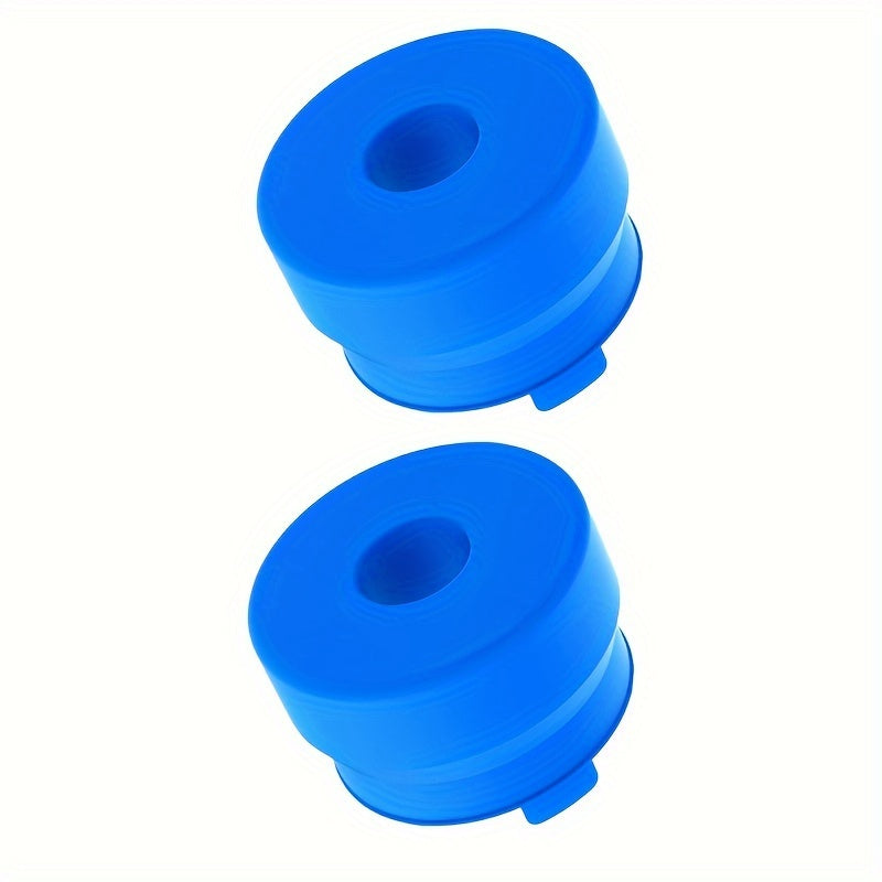 Silicone Water Jug Caps for Wide Mouth Water Bottles Thick Plugs Anti-Slip Slots