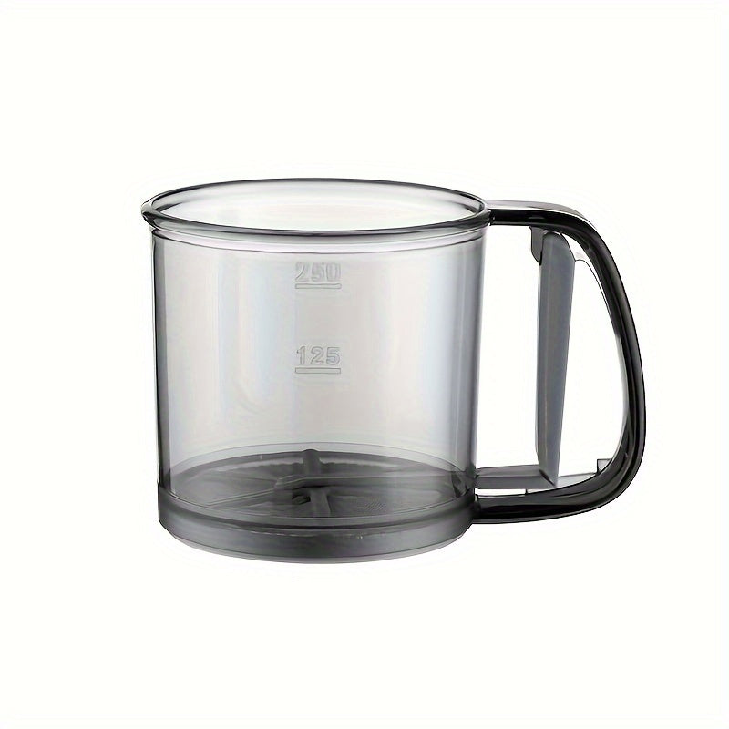 Semi-Automatic Flour Sifter 2-Cup Capacity Hand Press Kitchen Baking Tool