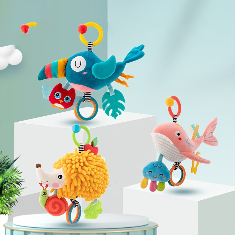 Удивите своего драгоценного малыша очаровательной куклой с музыкальным звонком – идеально подходит для крепления к коляскам, автокреслам, кроваткам и не только!