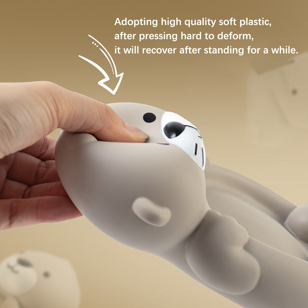 Silicone Balyq Ota-Onalar Vannada O'ynash To'plami, Sirpanmaydigan Qismlardan Iborat Suv O'yin To'plami, 0-3 Yoshdagi Bolalar Uchun Mos, 1 Ota Balyq va 3 Balochani O'z Ichiga Oladi, Yangi Tug'ilganlar va Kichik Bolalar Uchun Xavfsiz.