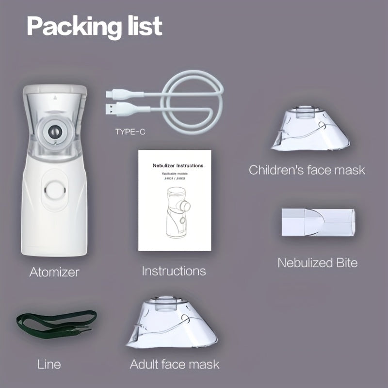 Portable Handheld Humidifier with Deep Cleansing and Moisturizing USB Rechargeable 400mAh