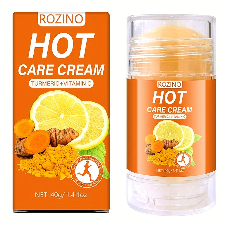 Barra de 40g de cúrcuma con vitamina C para ejercicio, quema grasa, sudoración y elasticidad