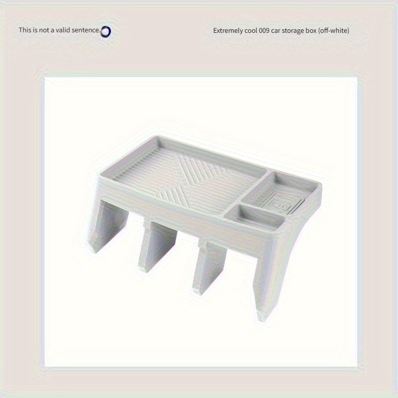 Silicone Car Console Organizer for Behind Infotainment Screen Odorless Scratch-Resistant