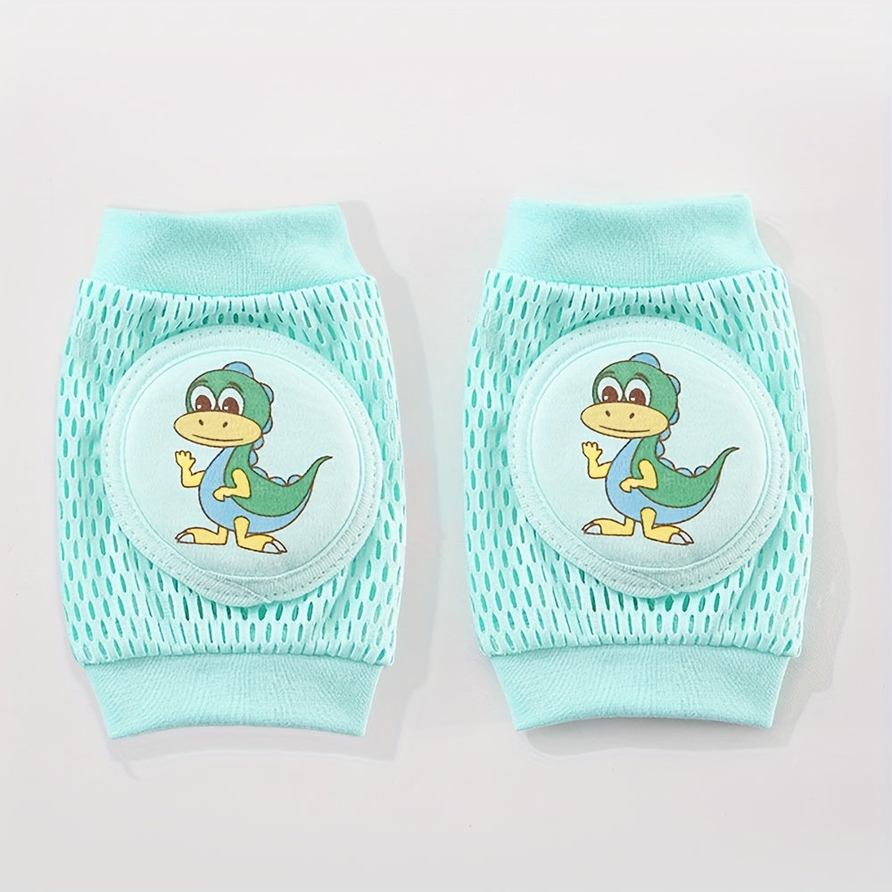 Детский набор дышащих сетчатых наколенников и налокотников для ползания и спорта в нескольких цветах