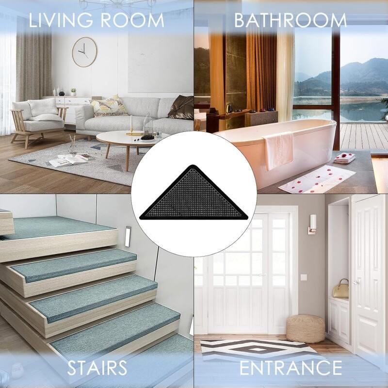 Тяжелые многоразовые нескользящие уголки для ковров и ковровых покрытий