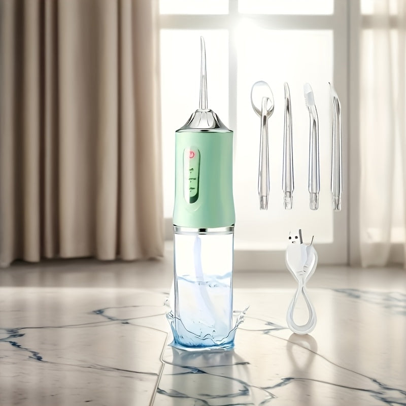 Передовое оральное устройство для чистки зубов с вращающимся насадкой и регулировкой давления