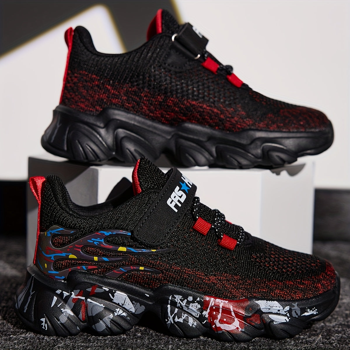 Zapatillas casuales de malla transpirable para niños, niños y niñas, para todas las estaciones, ligeras, para correr al aire libre