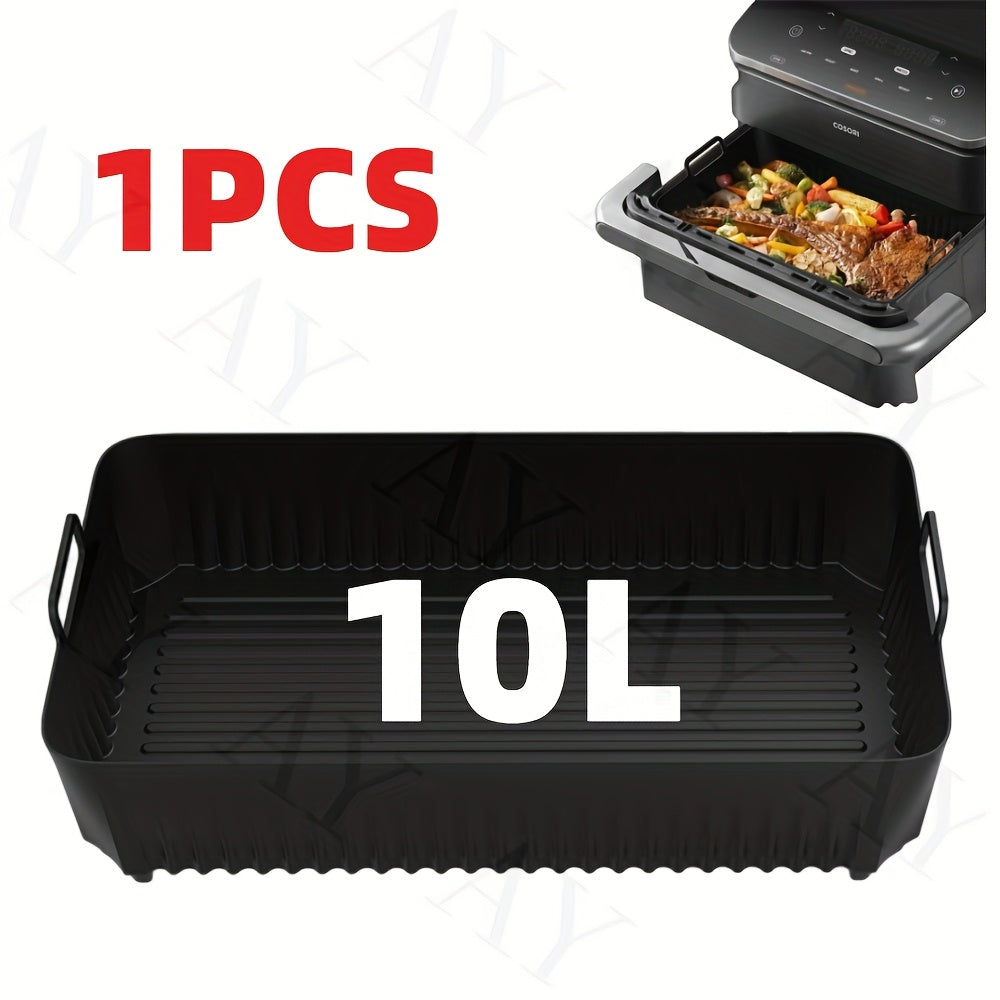 10L Silikonli Havo Qovurish uchun Qoplamalar Yoqmaydigan, Qayta Ishlatiladigan Pech Steamer Taqsimotlari