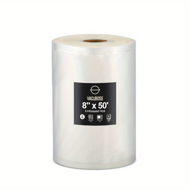 Eng sifatli vakuum muhrlangan sumkalar - 1 rolik oziq-ovqatni saqlash uchun, go'sht va steak saqlash uchun ideal, sous vide uchun tayyor, har bir oshxona uchun zarur