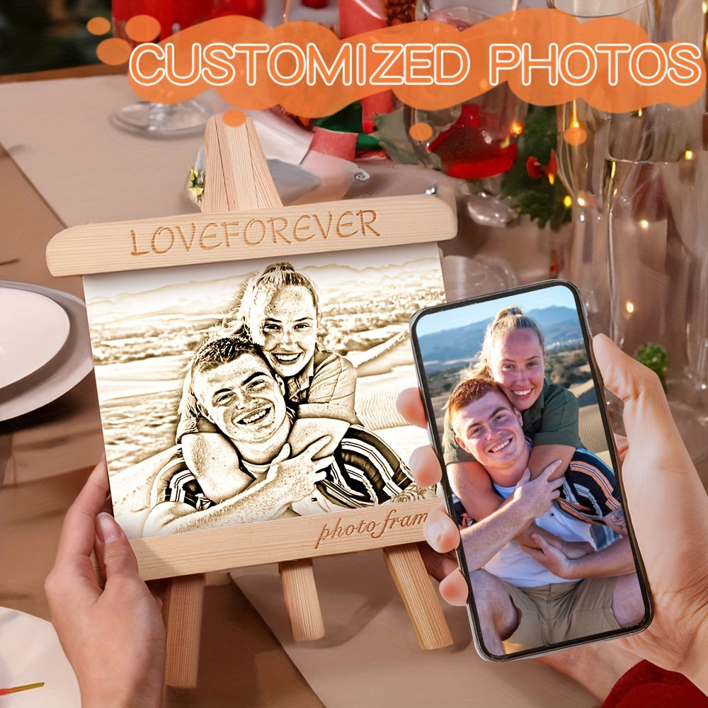 Персонализированная деревянная рождественская елочная игрушка - уникальный ручной росписью домашний декор, идеальный подарок для друзей и семьи, прекрасно подходит для памятных знаков о домашних животных и свадебных сувениров.