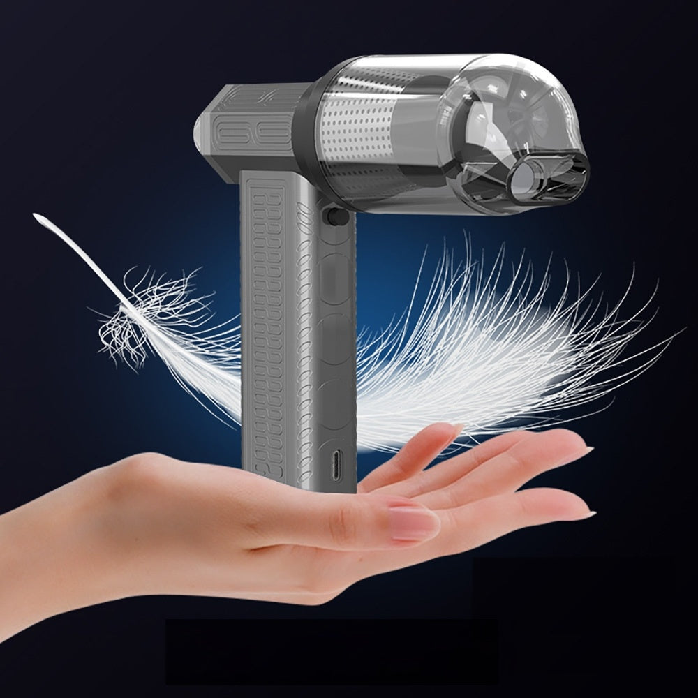 130,000 RPM Elektrik Duster USB Qayta tiklanadigan portativ havo purkagich klaviaturalar, avtomobillar, uy uchun