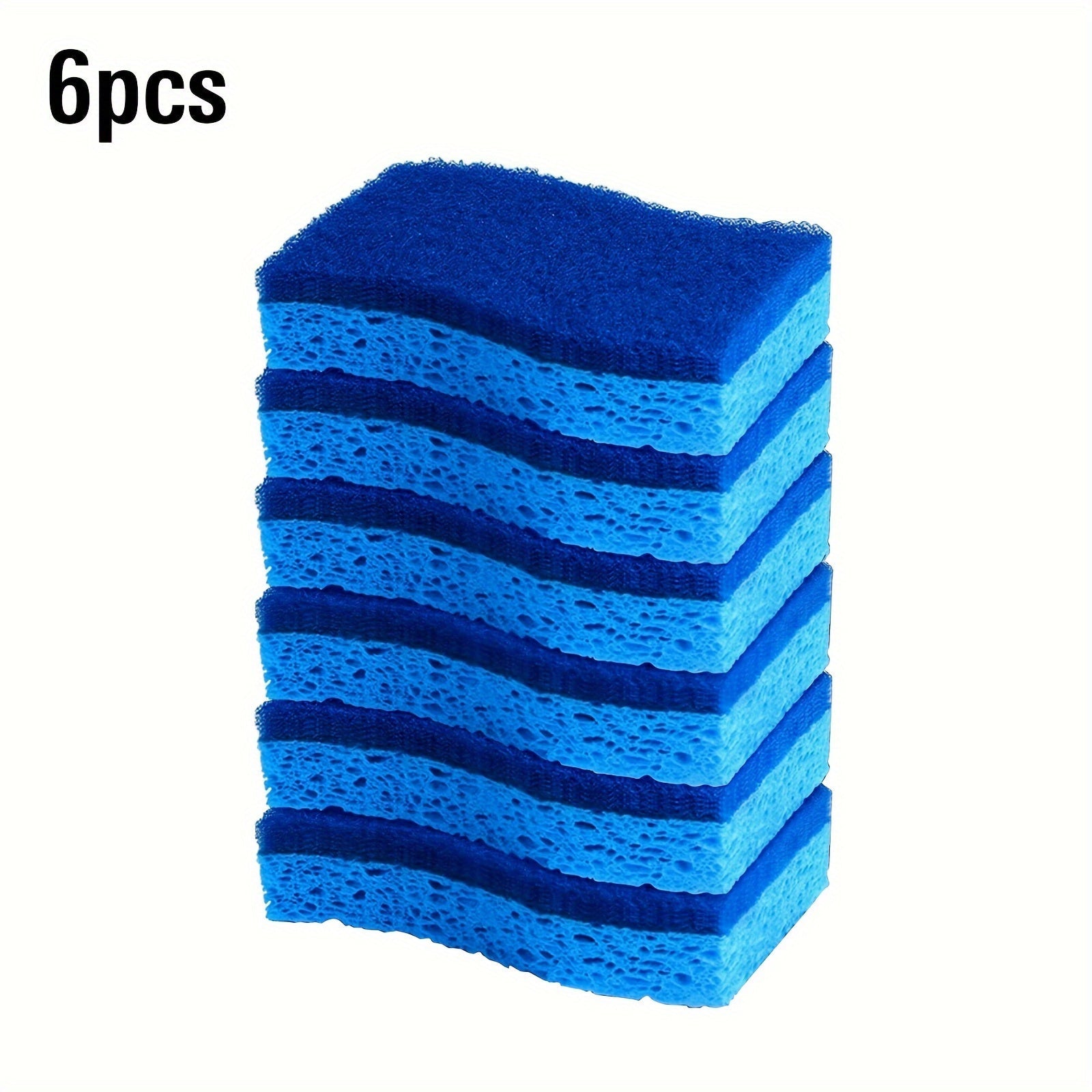 Tovoq va tozalash uchun 4, 6 yoki 12 ta Multipack Scrubbing Sponges, ikki tomonlama, chizilmasiz