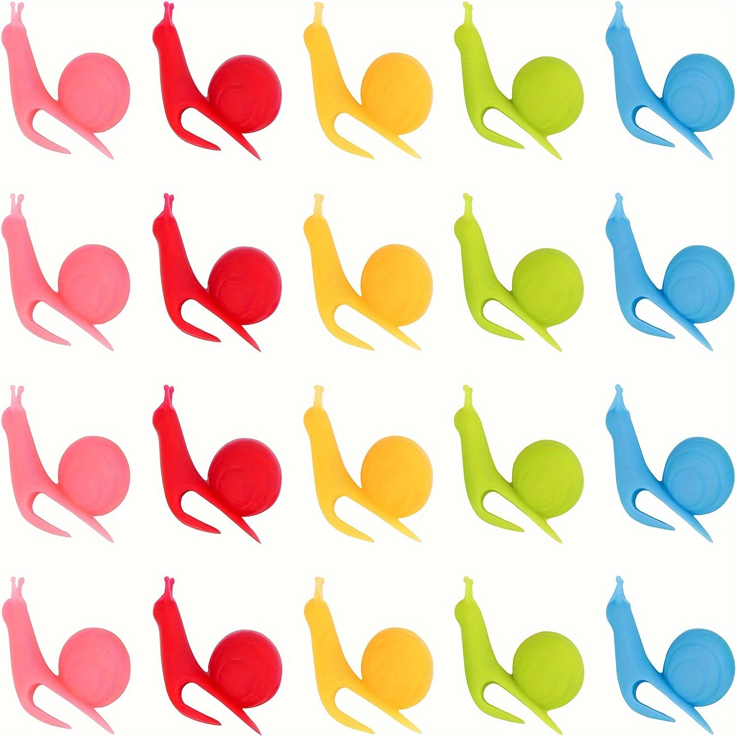 Silicone Tea Clip in Snail Shape for Mug Tea Bag Holder Random Color