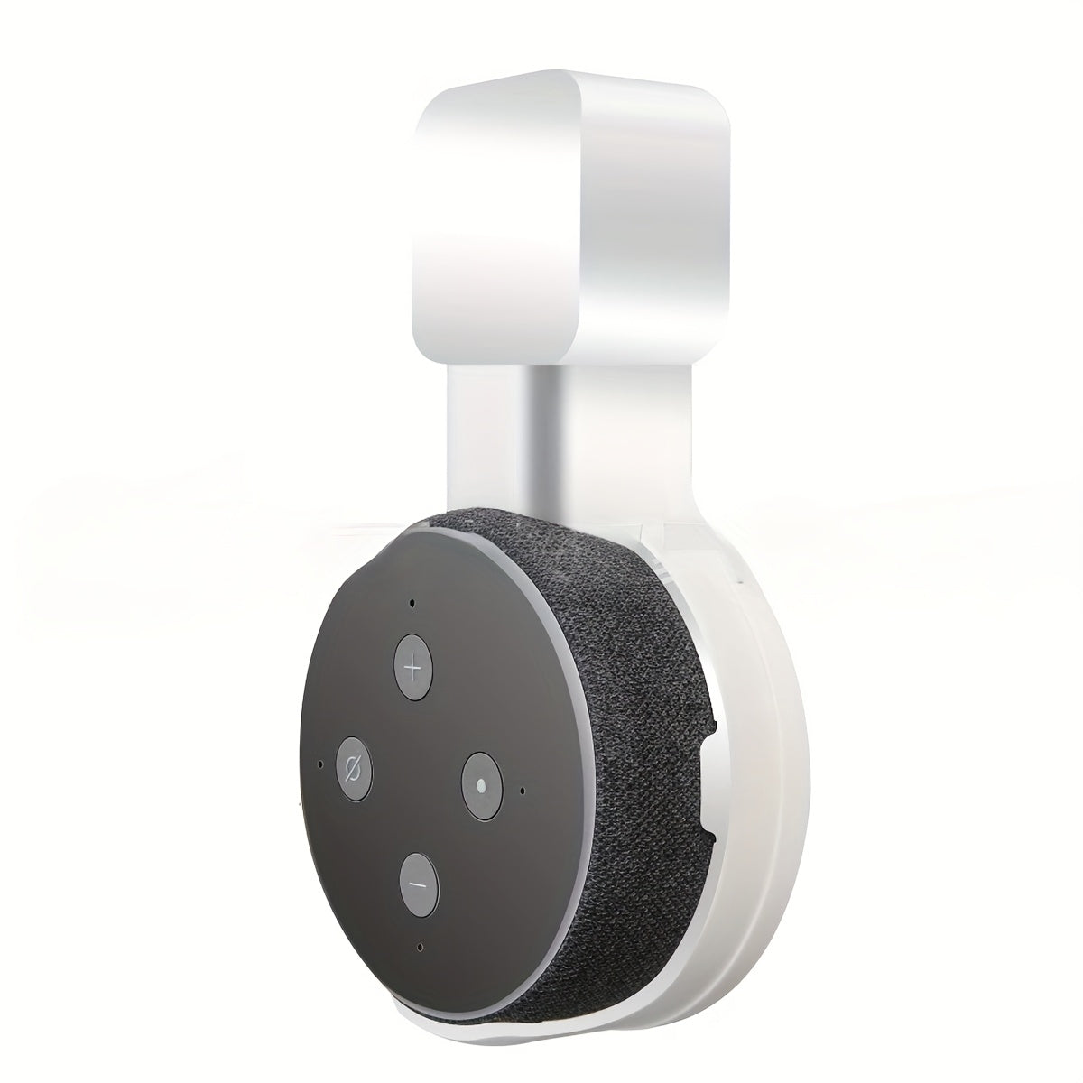 Echo Dot 3 aqlli dinamikasi uchun zamonaviy devorga o'rnatiladigan ushlagich - oddiy o'rnatish, teshik ochish shart emas, zamonaviy ko'rinish uchun mato ustki qismi, har qanday xona uchun mukammal, mustahkam plastik dizayn