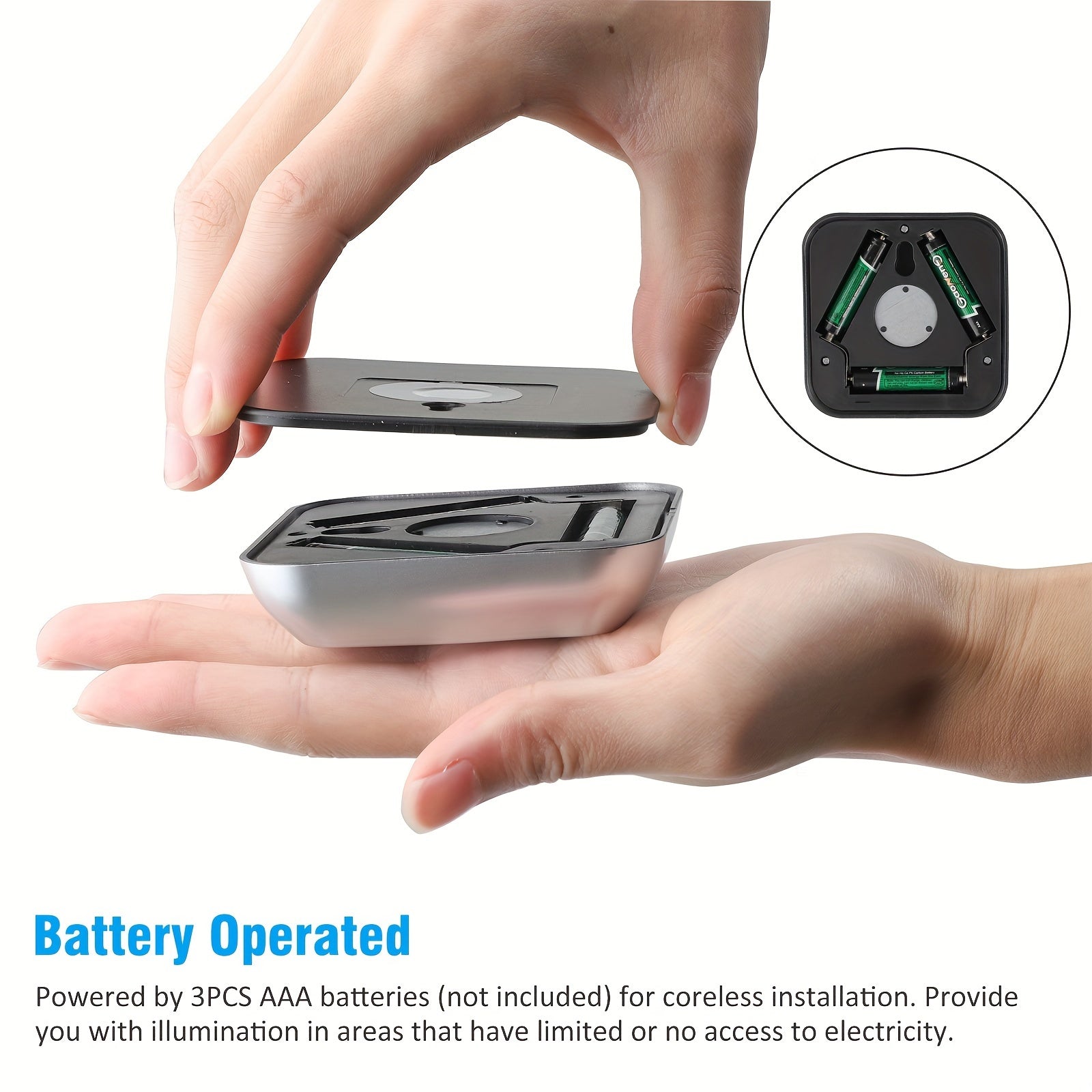 3 LED harakat sensori kechqurun chiroqlar uchun ichki zinapoya, koridor, yotoqxona