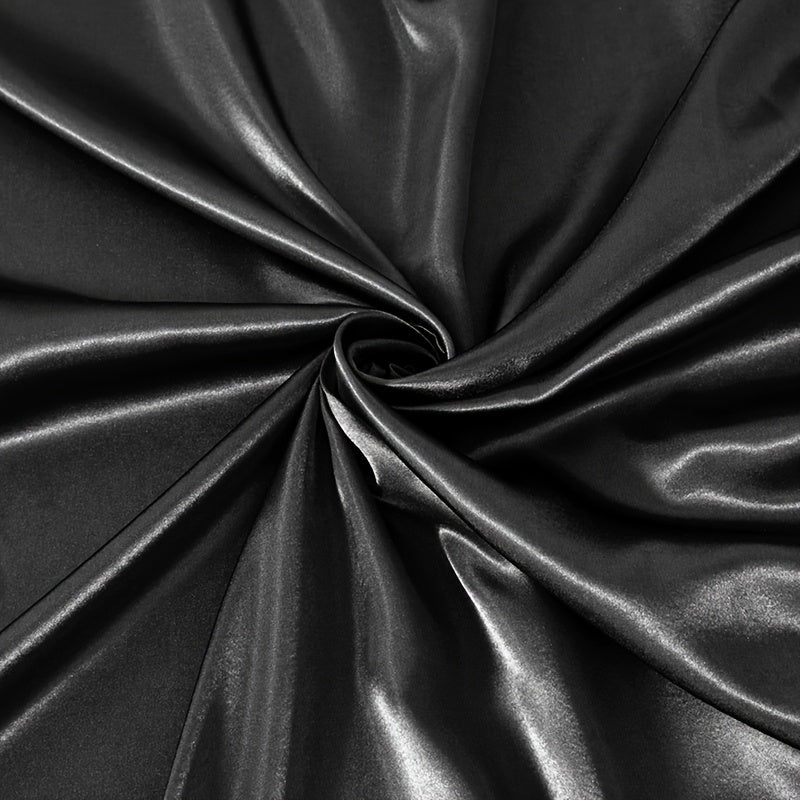 Solid Color Bed Sheets and Bed Skirts Set with Pillowcases - Soft and Silky Bedding