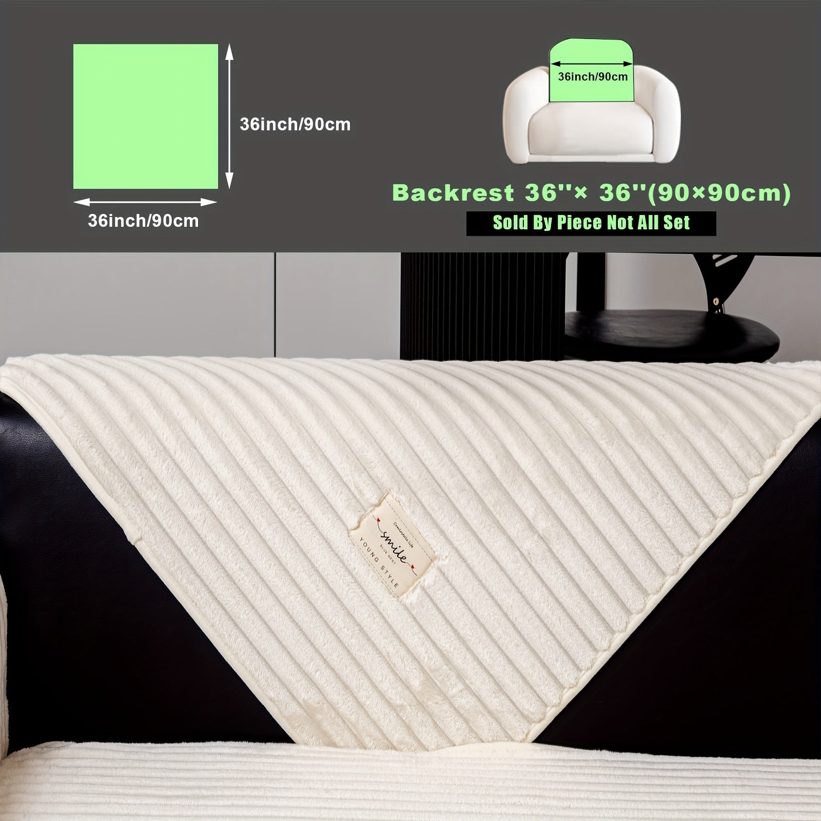 Плюшевый чехол на диван из бархата, противоскользящий, для домашних животных, моющийся в машине, современный стиль, все размеры