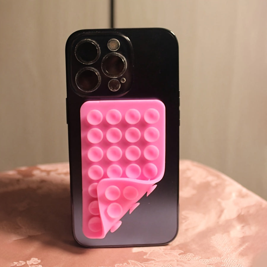 Square Silicone Phone Case Back Suction Cups 28pcs Large Cell Phone Accessories