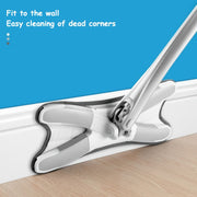 6-Pack Butterfly-Shaped Wet Dry Mops with 360° Rotation and Fiber Pads