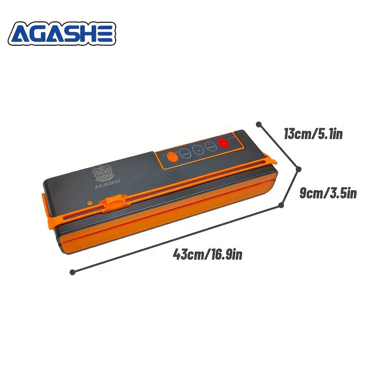 Vacuum Sealer Machine 75Kpa for 32cm Bags with Roll Holder Cutting Knife