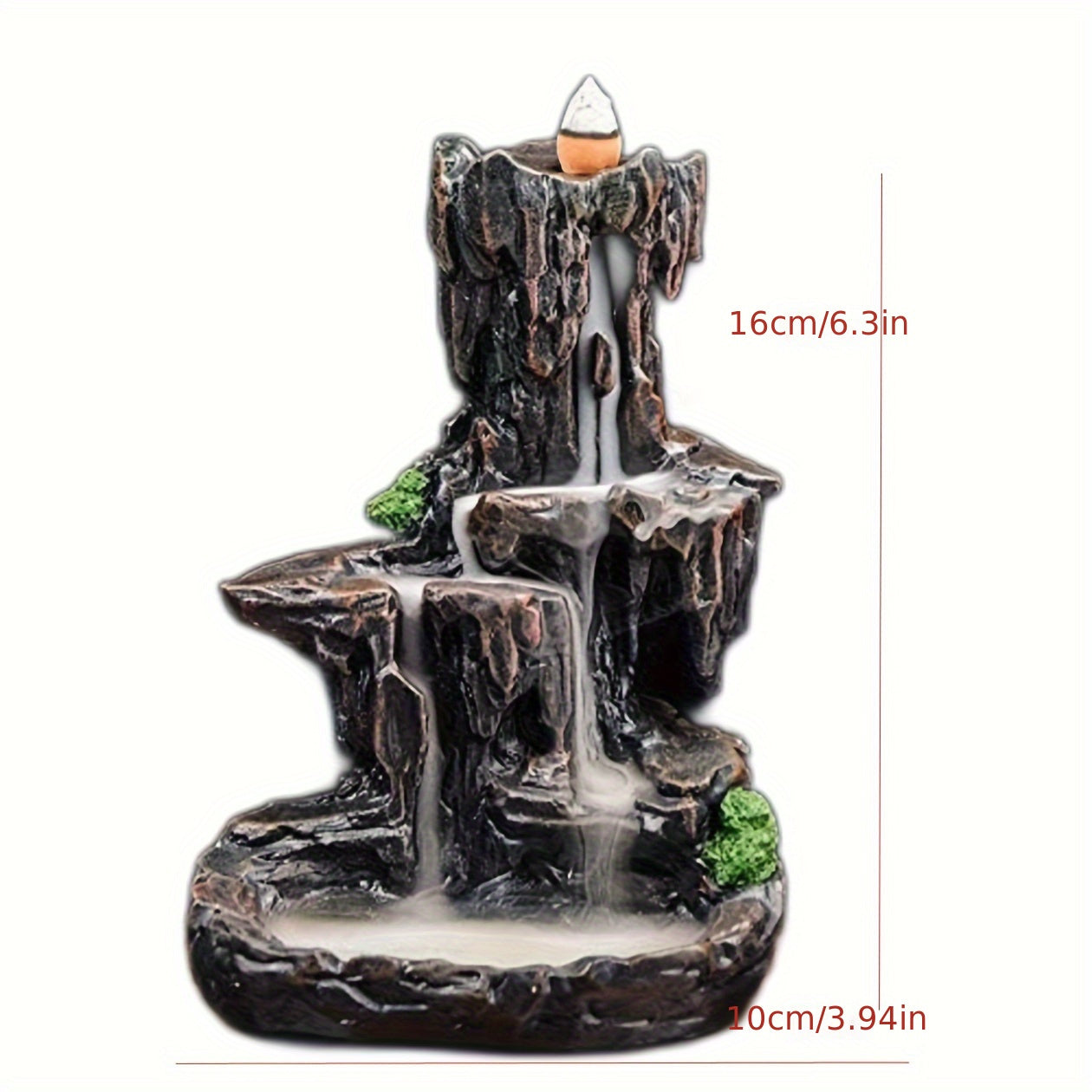 Waterfall Incense Holder for Home Decor and Meditation Yoga Spa Gift