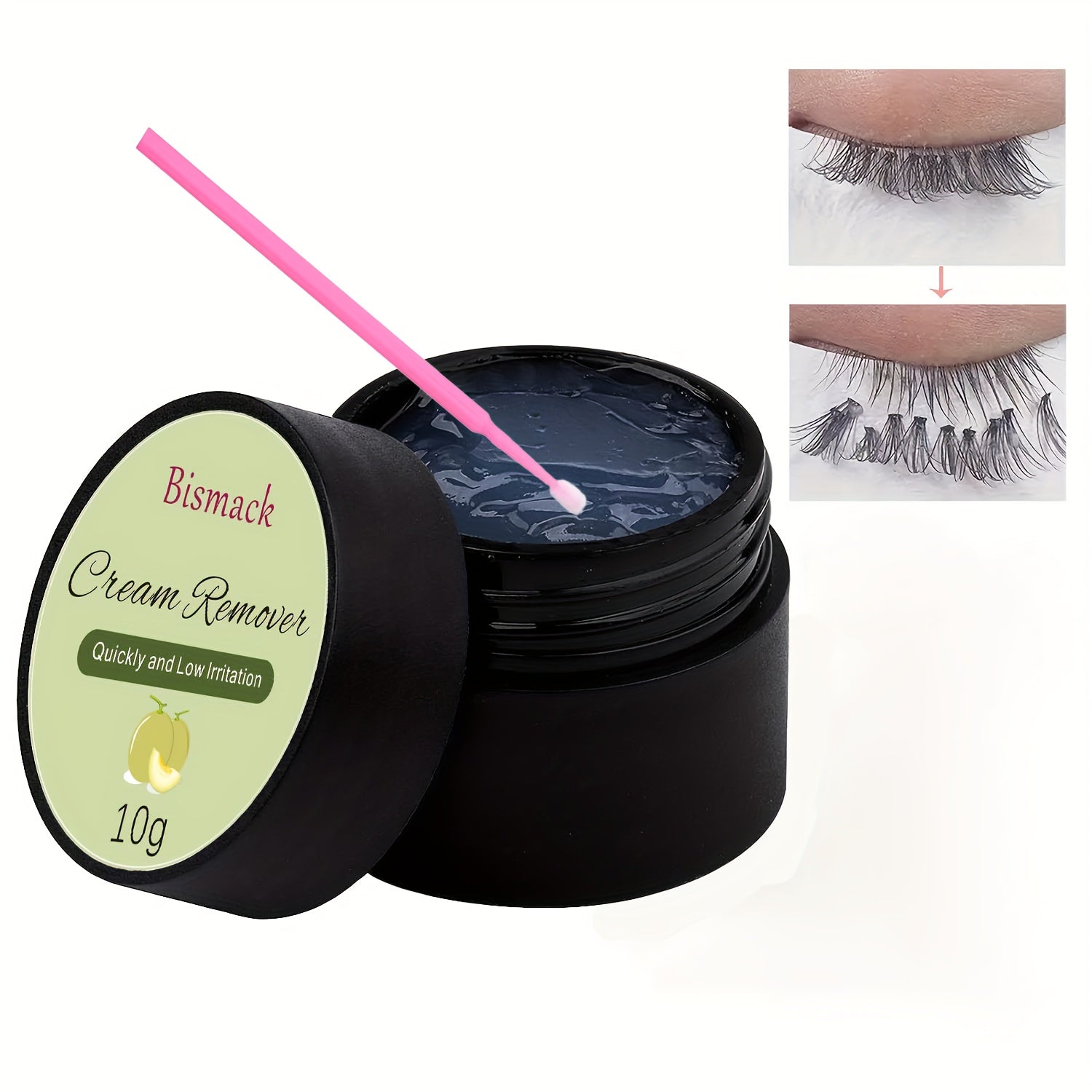 Eyelash Extension Remover Cream 10g Gentle Lash Glue Dissolver for Sensitive Skin