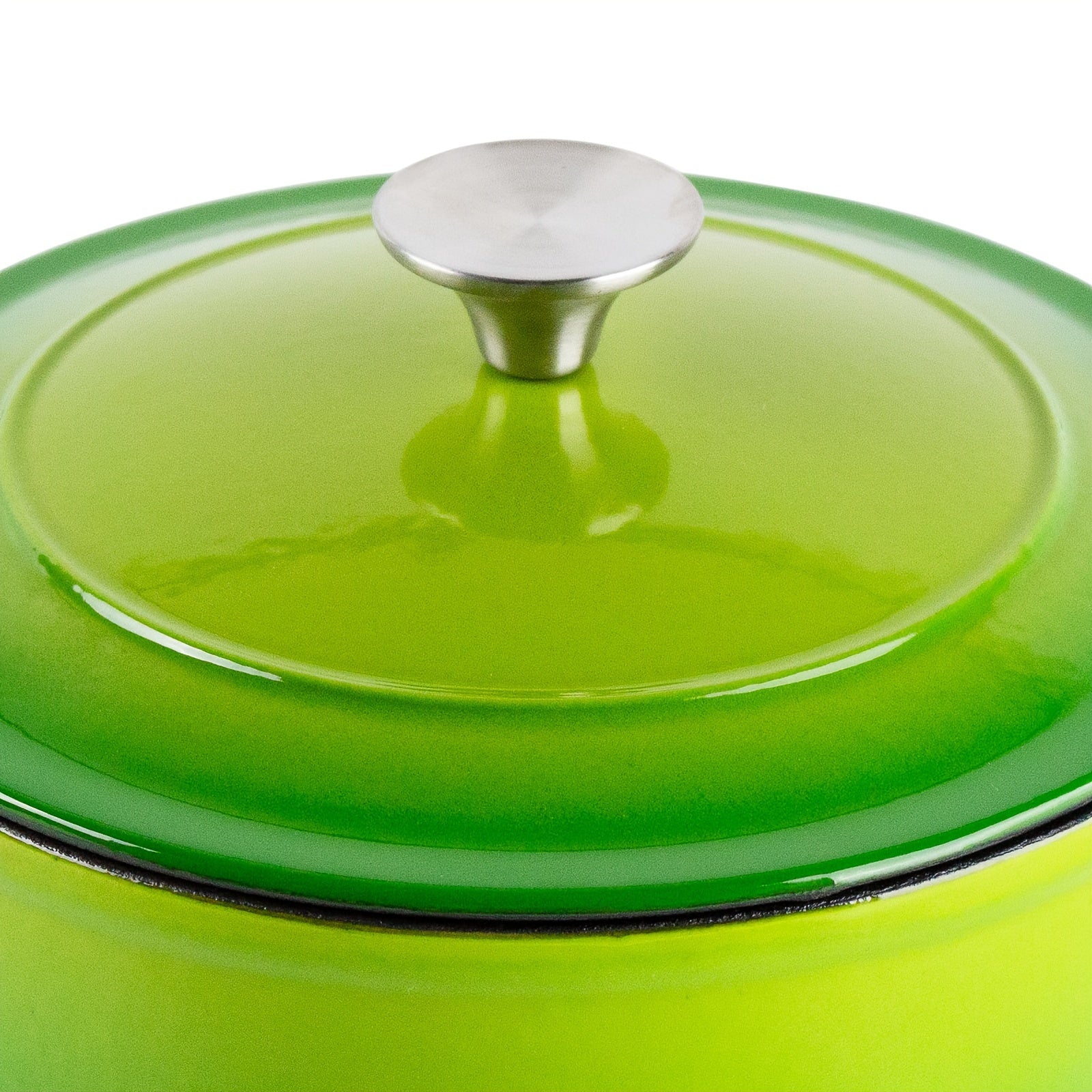 Enameled Cast Iron Dutch Oven 2.6QT with Lid for Home and Restaurant Use