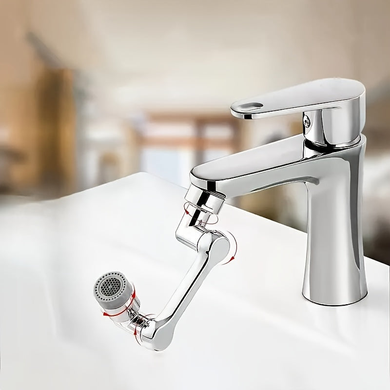 AERATOR DE CAÑERÍA DE AGUA AJUSTABLE CON DOS MODOS DE ROCIADO GIRATORIOS PARA COCINA Y BAÑO