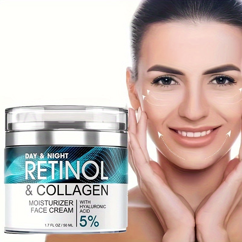 Men and Women Retinol Moisturizer with Collagen Hyaluronic Acid 50ml