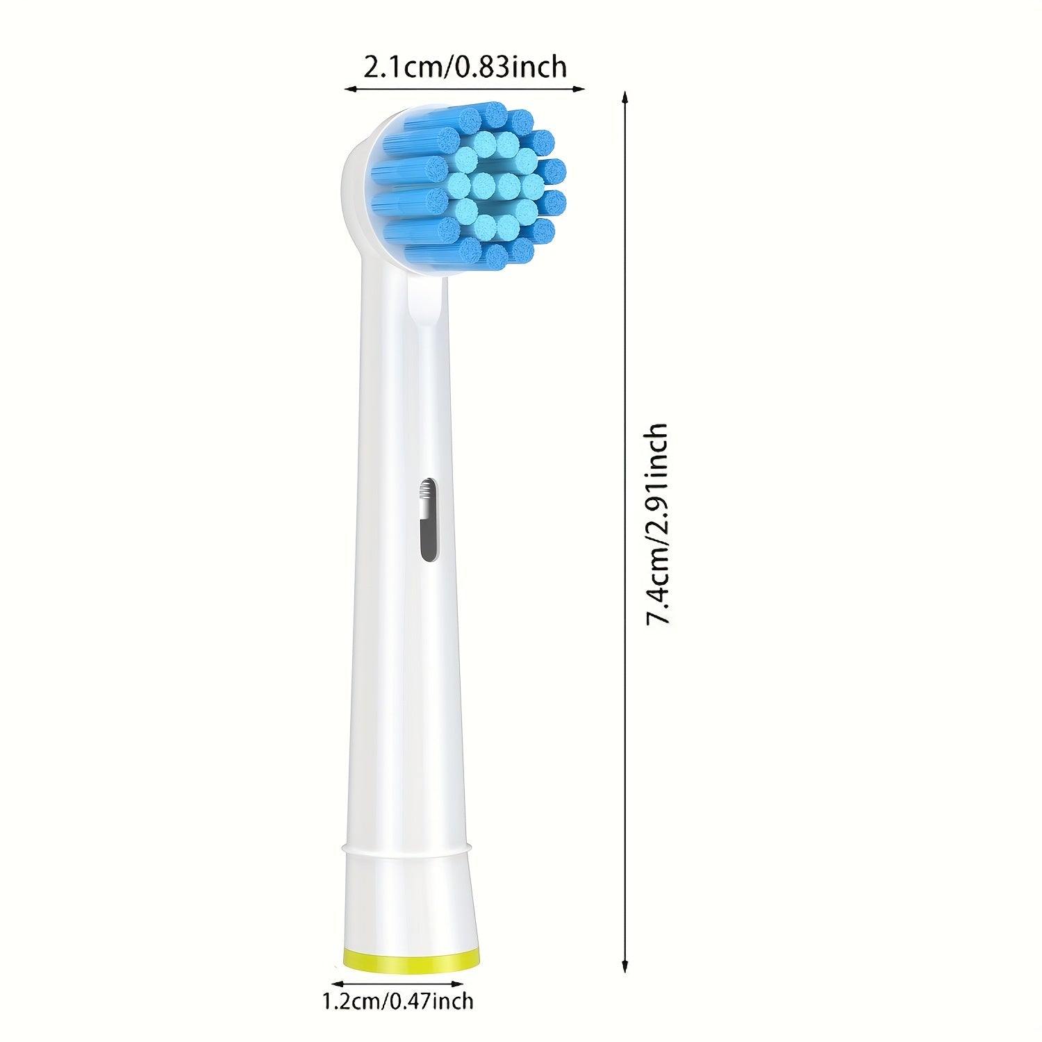 Replacement Electric Toothbrush Heads Pack of 16 for Sensitive and Precise Cleaning