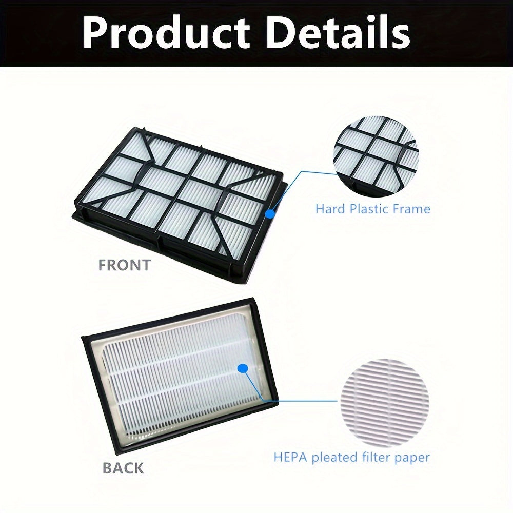 Kenmore Canister Vacuum'ingizni Premium EF-12 HEPA Filtr O'zgartirish (62731, 52731, 81615, 81614, BC4026) bilan yangilang, bu havoning sifatini yaxshilaydi va nozik zarrachalarni samarali ushlaydi. Ushbu filtr #591021101 modellari bilan mos keladi.