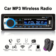 Universal Car Radio MP3 Player Wireless FM USB Aux 4 Inch Color Display Voice Navigation