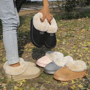 Unisex Winter Short Boots Thick Sole Anti-slip Warm Cold-proof Indoor Outdoor