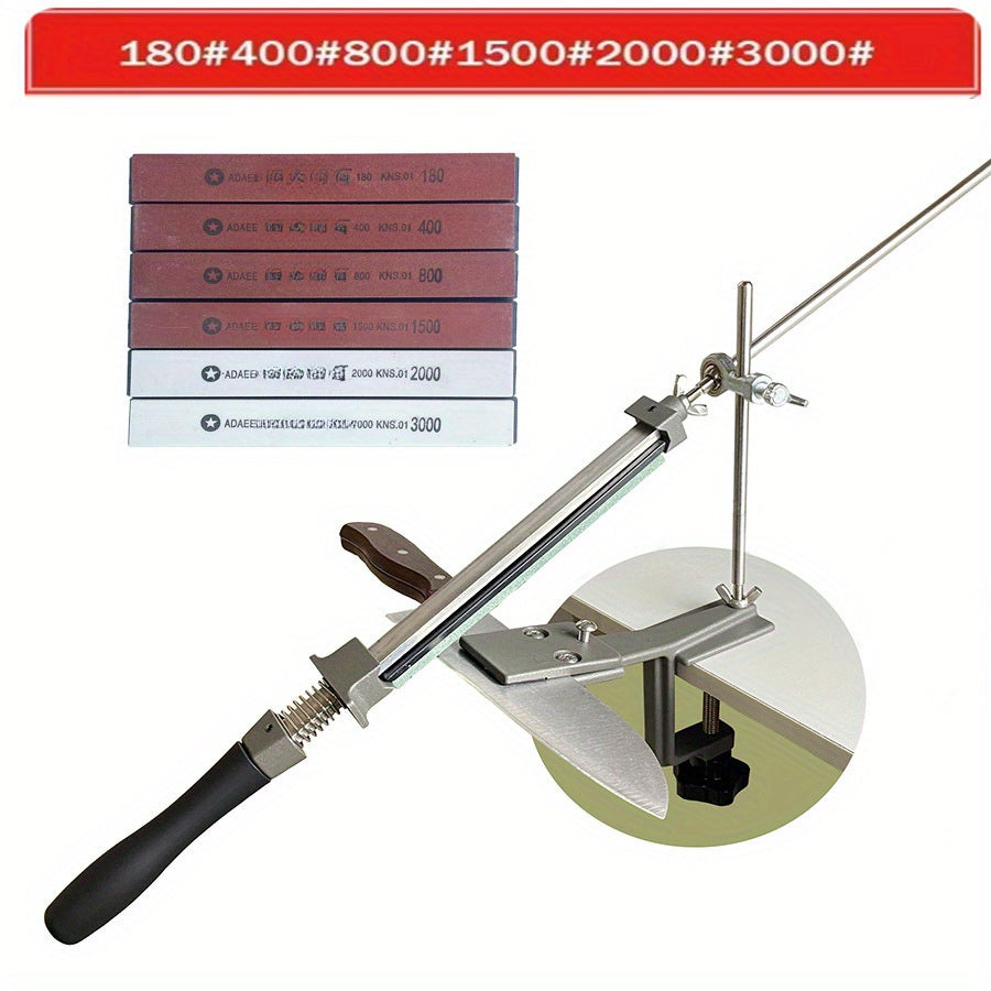 Кухонный инструмент для заточки с фиксированным углом для точения и шлифовки ножей алмазной шлифовальной камнем