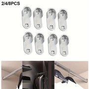 Durable Curtain Drying Rack Hooks Set of 2 4 8 for Bathroom Closet Bedroom Storage
