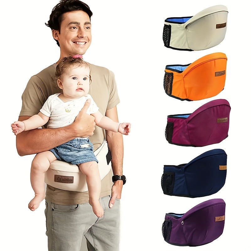 Baby Carrier Waist Stool Carrier for Kids with 45° Angle Polyester Colorful