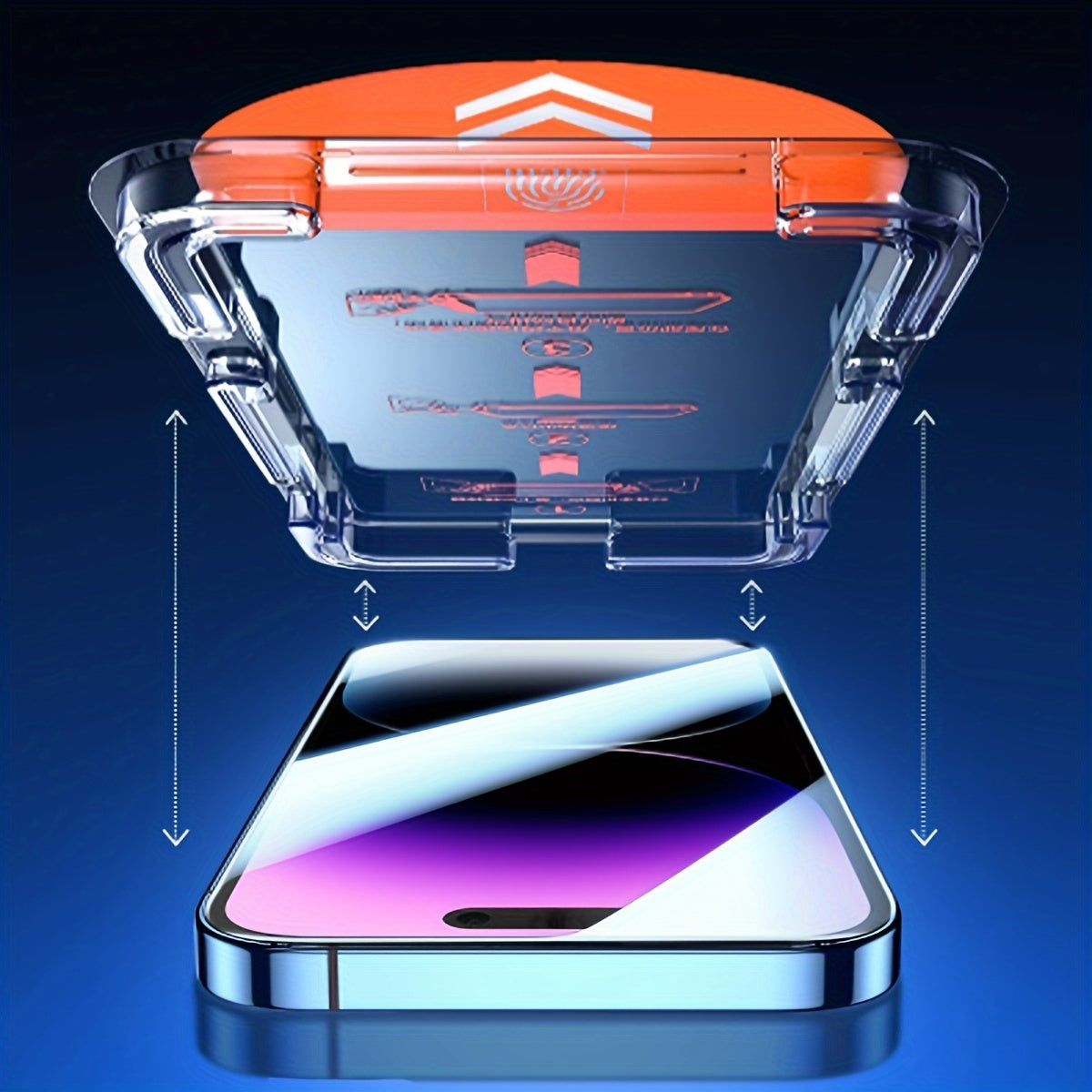 Protector de pantalla de vidrio templado para iPhone con laminador 1 pieza