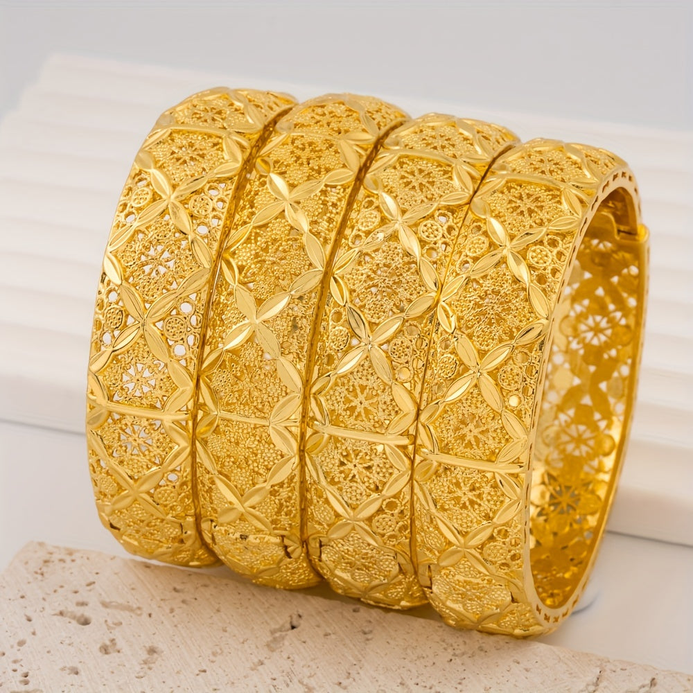 Этот элегантный браслет-манжета в восточном стиле изготовлен из меди без каменной инкрустации. Это роскошный открытый браслет, идеально подходящий для повседневной носки и подарков, идеален для Дня благодарения и подходит для всех сезонов.