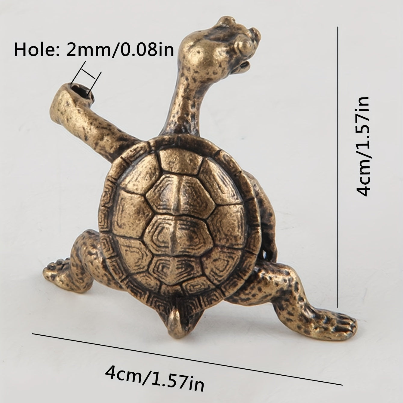 Mini Turtle Incense Holder for Home Decor Small Ceramic Tabletop Accessory