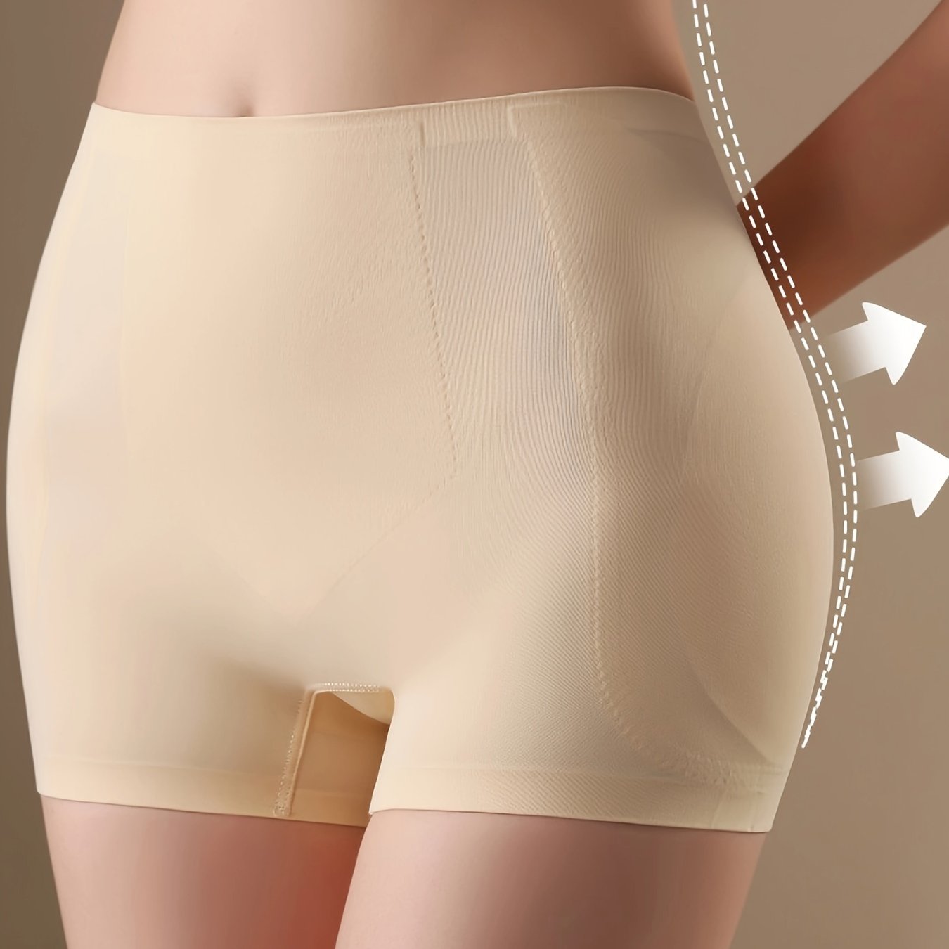 Women’s Shapewear Panties High Support Solid Color Mid Rise Shorts