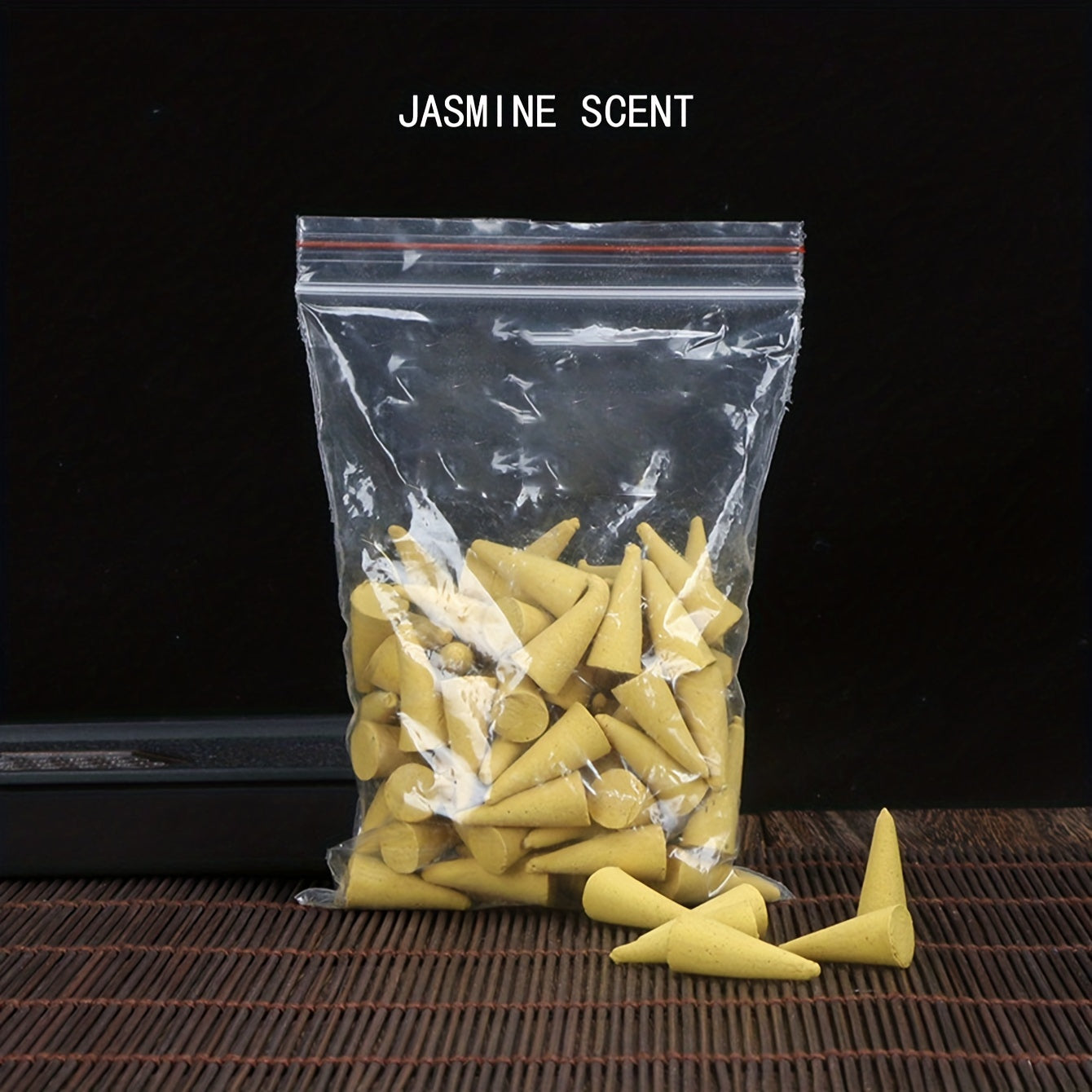 Ассорти из деревянных конусов с ароматом жасмина для праздников, не перьевых, изготовленных оптом.