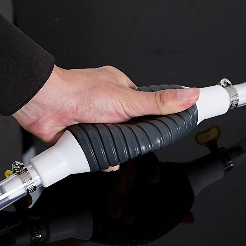 Large Capacity Manual Siphon Pump for Engine Oil and Gasoline Self-Priming Vehicle Maintenance