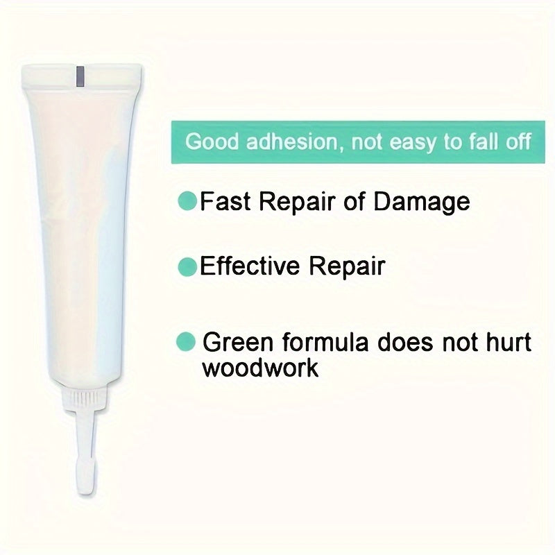 Wood Filler for Furniture Repair Gel 3cm x 12cm for Scratches Cracks Floors
