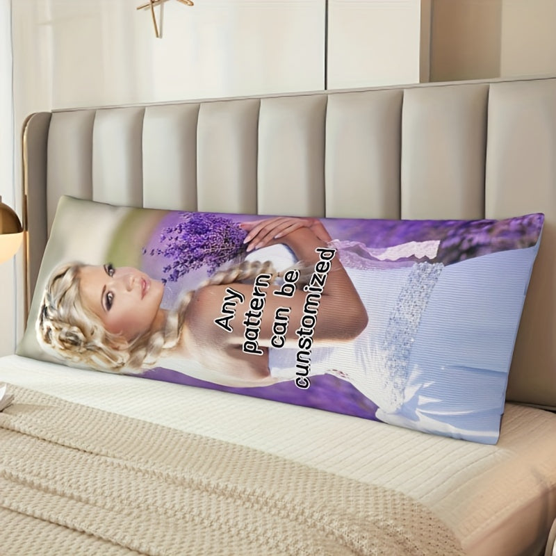 Custom Photo Body Pillowcase 20x54 Inches Soft Printed Double-Sided Gift