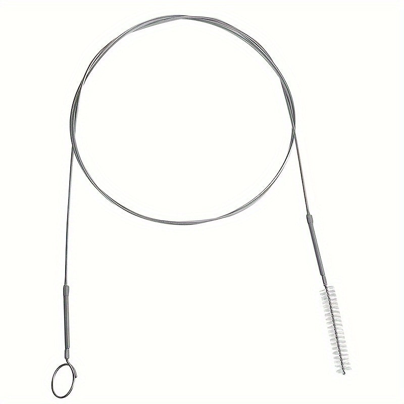 Гибкий инструмент для очистки и промывки дренажей автомобильных люков из нержавеющей стали