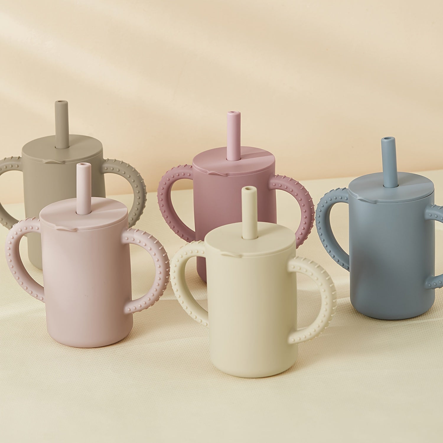 Baby Water Cup for Kids 14oz Spill-Proof Non-Slip BPA-Free