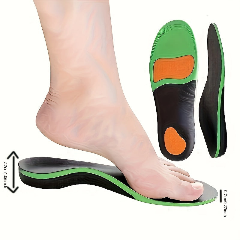 Unisex Sweat-Absorbent EVA Foam Insoles for Sports and Flat Shoes