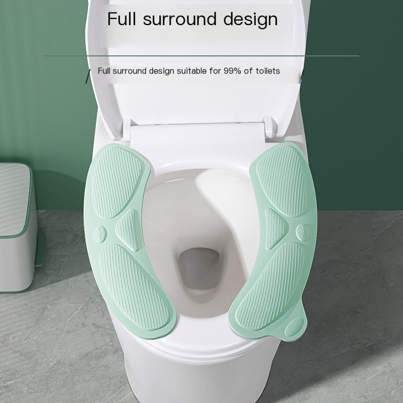 Waterproof Reusable EVA Toilet Sticker for All Seasons Water Washable Electrostatic Adhesive