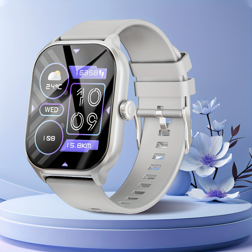 Smartwatch for Men and Women 5.11cm Touch Screen Fitness Tracker 100+ Sports Modes Wireless 5.3 Call and Text Alerts Compatible with Android and iPhone