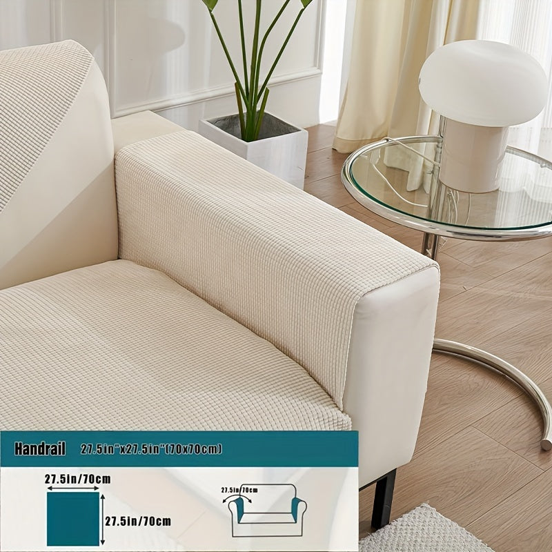 Water-Resistant Non-Slip Velvet Sofa Cover for Armchairs, Loveseats, and Sectionals